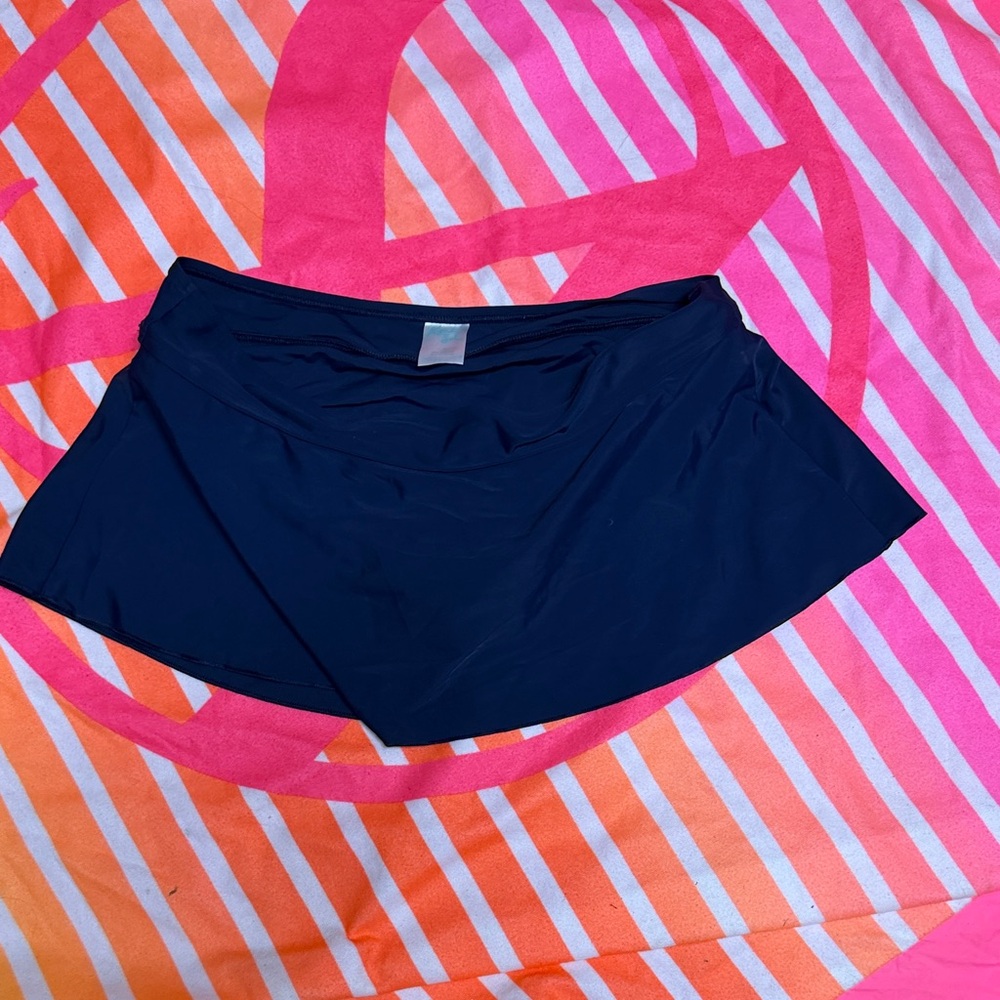 Kona Sol Black Swim Skirt Bottom new without tags